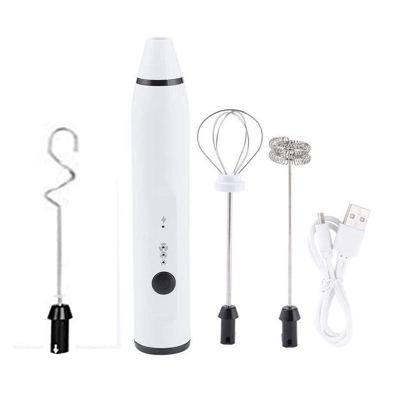 Rechargeable Milk Frother for Creamy Coffee at Home