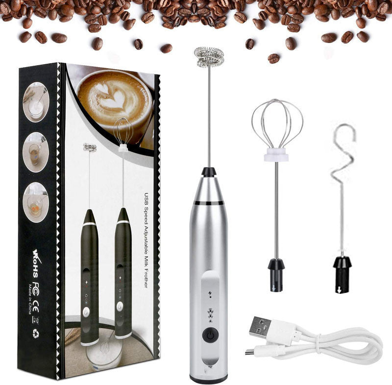 Rechargeable Milk Frother for Creamy Coffee at Home