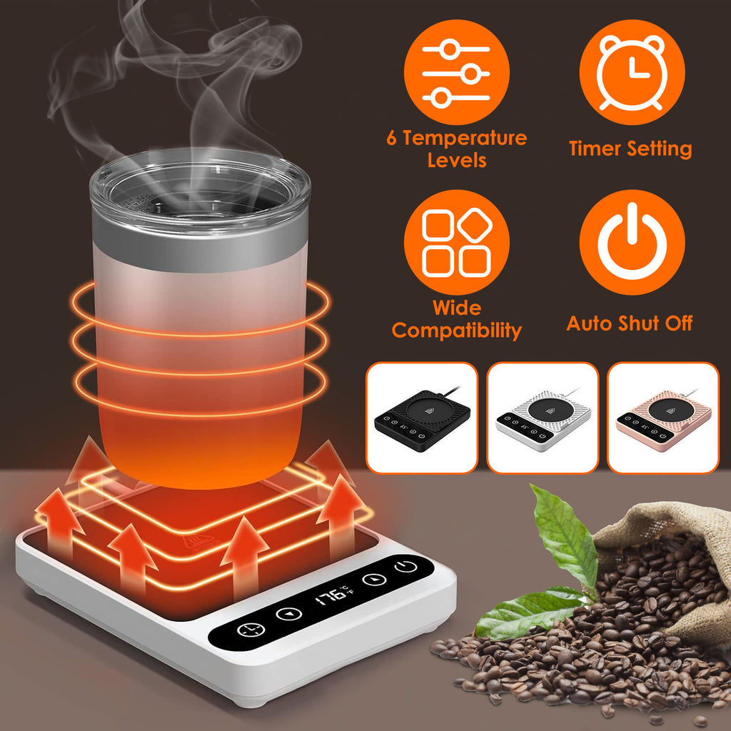 Smart Desktop Mug Warmer for Cozy Coffee Moments